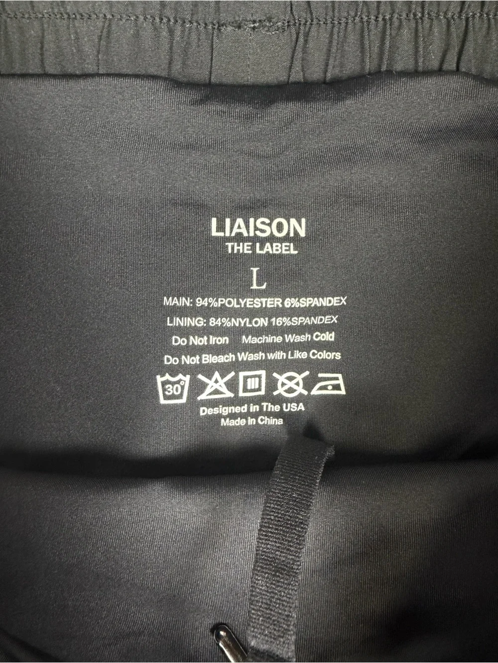 Liaison the Label Women's Black Flow Shorts